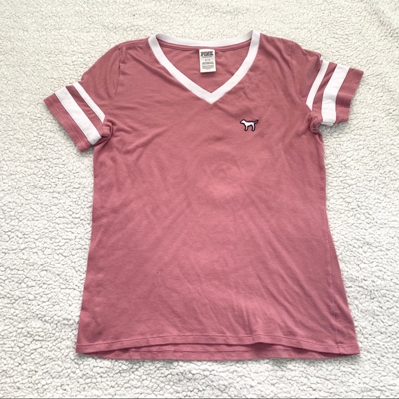 PINK Victoria's Secret Tops - 🇨🇦3/$30 • VS PINK Logo Tee